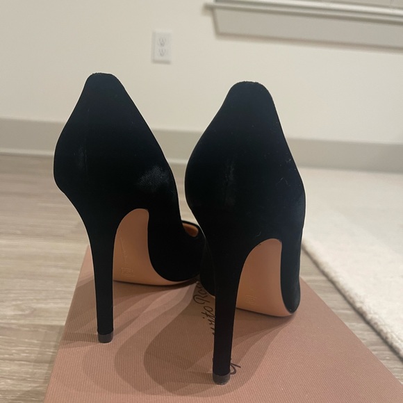 Gianvito Rossi 105 velvet pumps, velvet black - Picture 4 of 8